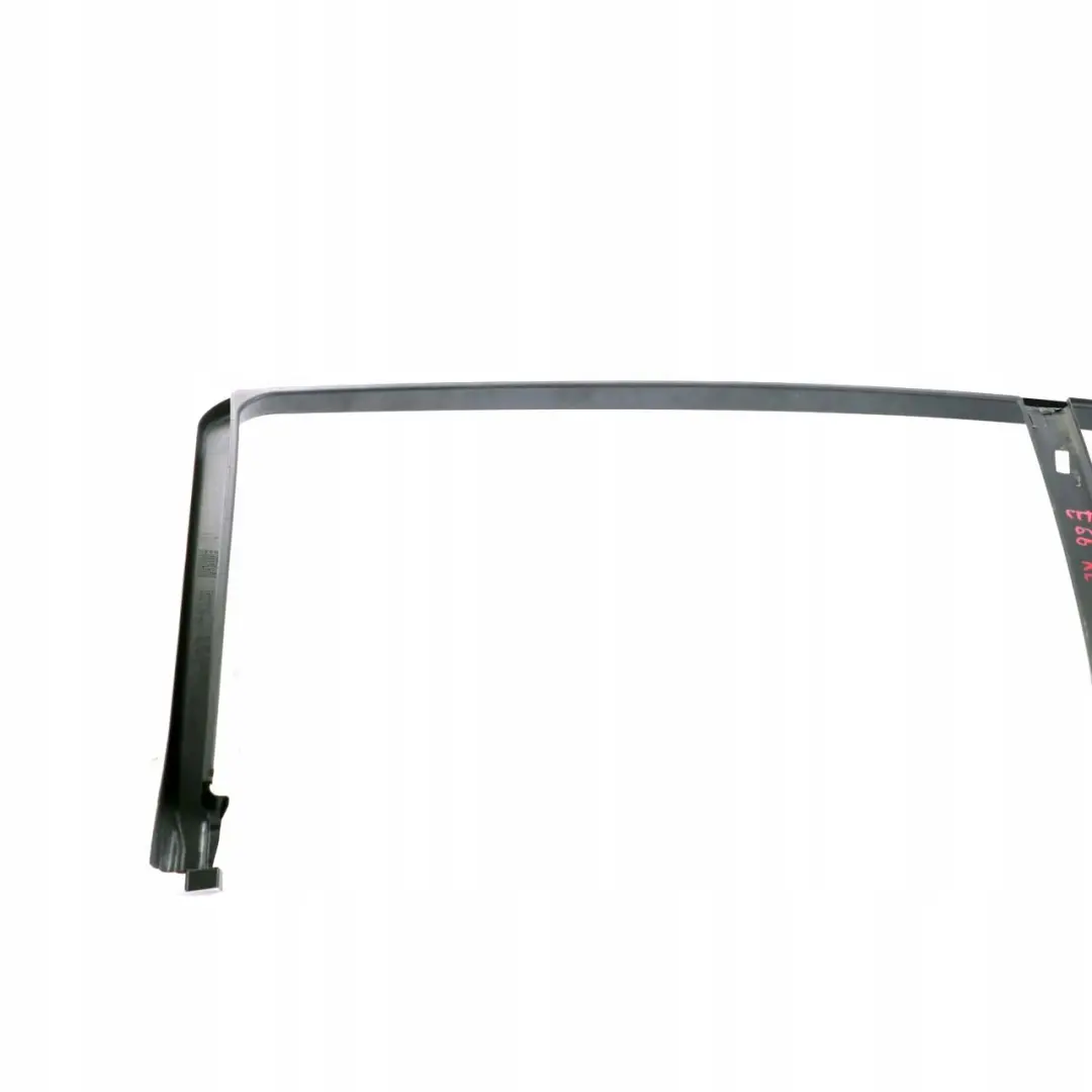 BMW 7 Series E66 Rear Left N/S Door Window Frame Trim Cover Black - SKU 8223777 - Part number 8223777