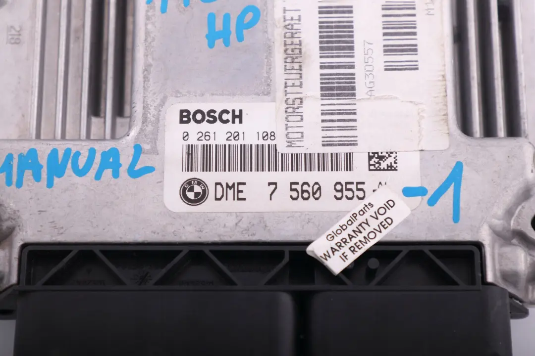 BMW 3 er E90 320si 173PS DME Benzin N45 Steuergerät DME CAS2 - SKU 7560955-1 - Teilenummer 7560955