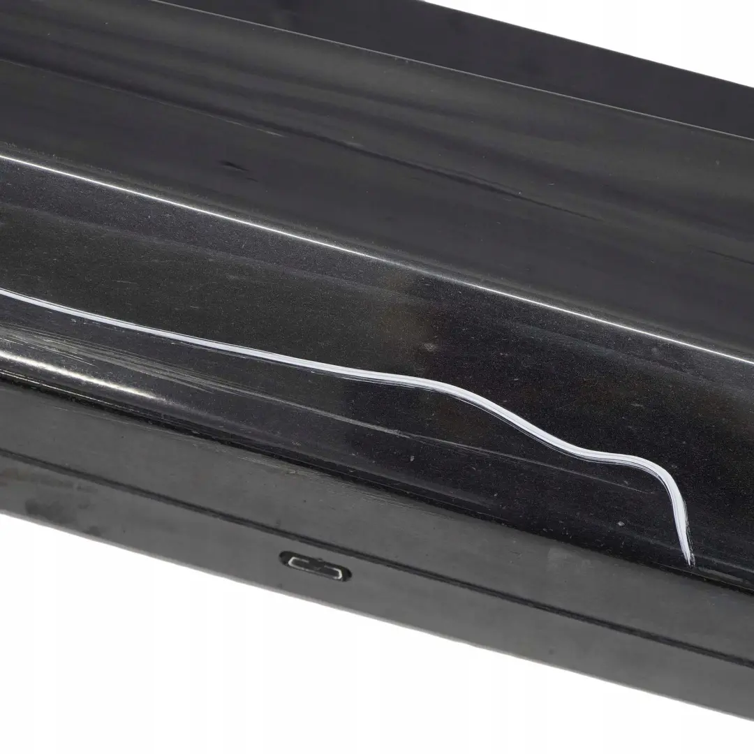 BMW E87 LCI Listello Portiera Apertura Gonna SX Nero Zaffiro - 475 - SKU 0036145-BS11 - Numero di parte 0036145