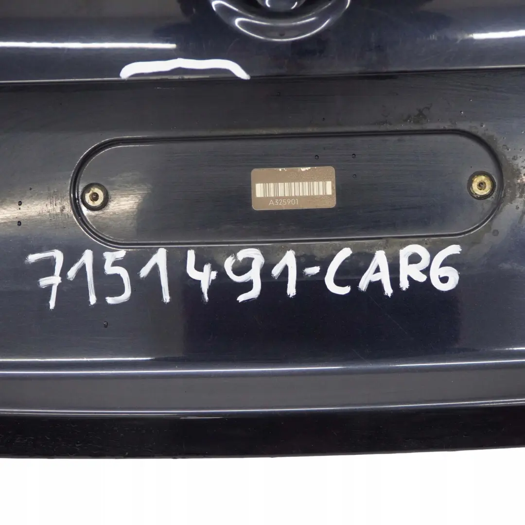 BMW 3 E90 6 Saloon Trunk Lid Tailgate Boot Carbonschwarz Carbon Black - 416 - SKU 7151491-CAR6 - Part number 7151491