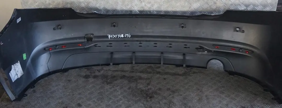 BMW 2 Reihe F22 F23 Sport Line Stossfänger Hinten PDC Mineralgrau Grau B39 - SKU 7390348-MG - Teilenummer 7390348