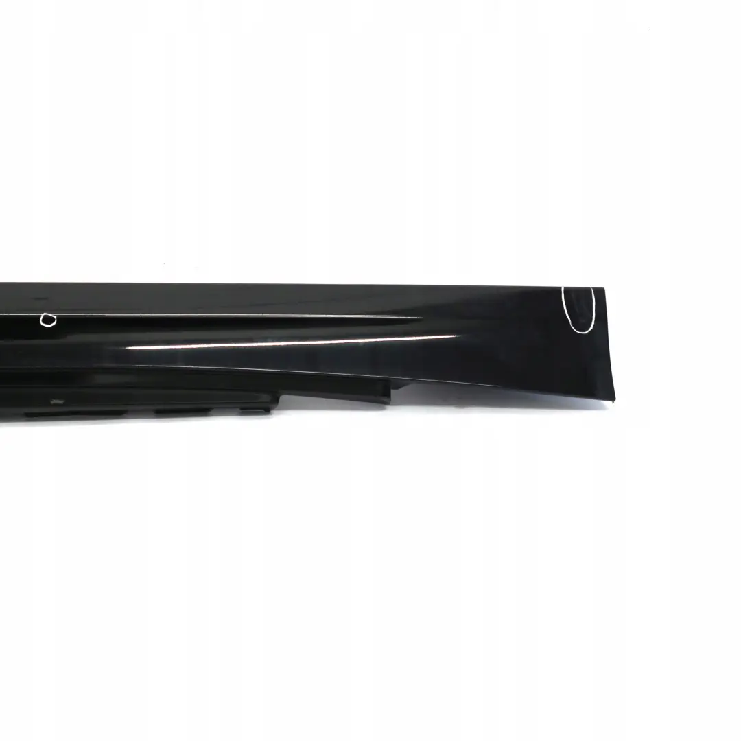 BMW E81 E82 Nakładka listwa próg lewy schwarz 2 - SKU 0036143-SCH - Numer Części 0036143