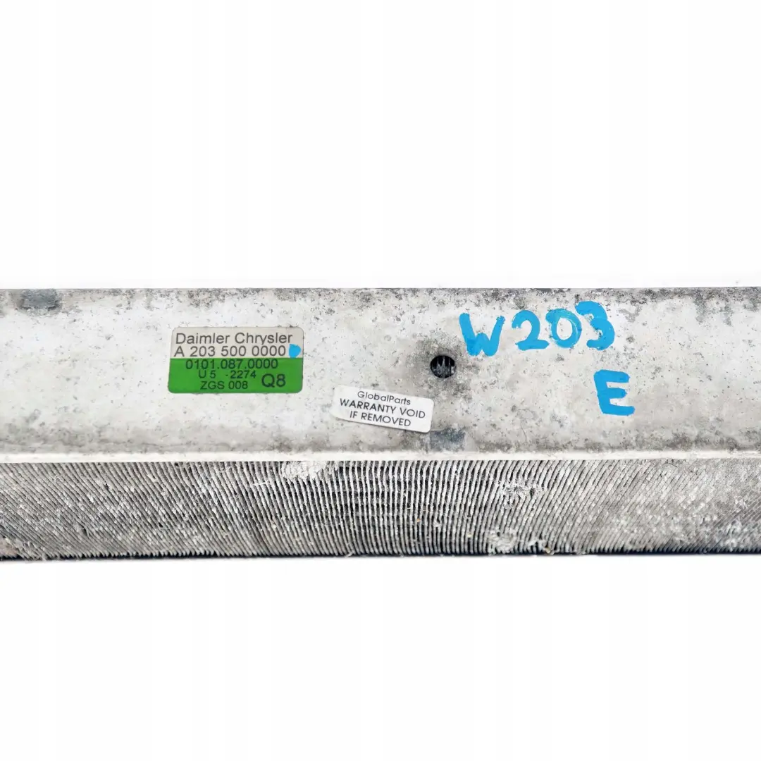 Mercedes-Benz C CLK Klasse W203 C209 Ladeluftkühler Intercooler für mit Teilenummer A2035000000 Mercedes-Benz C CLK Klasse W203 C209 Ladeluftkühler Intercooler - SKU A2035000000 - Teilenummer A2035000000