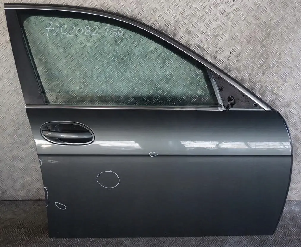 BMW E65 E66 Passeggero Porta Anteriore Destra Grigio Titanio Metallico A36
