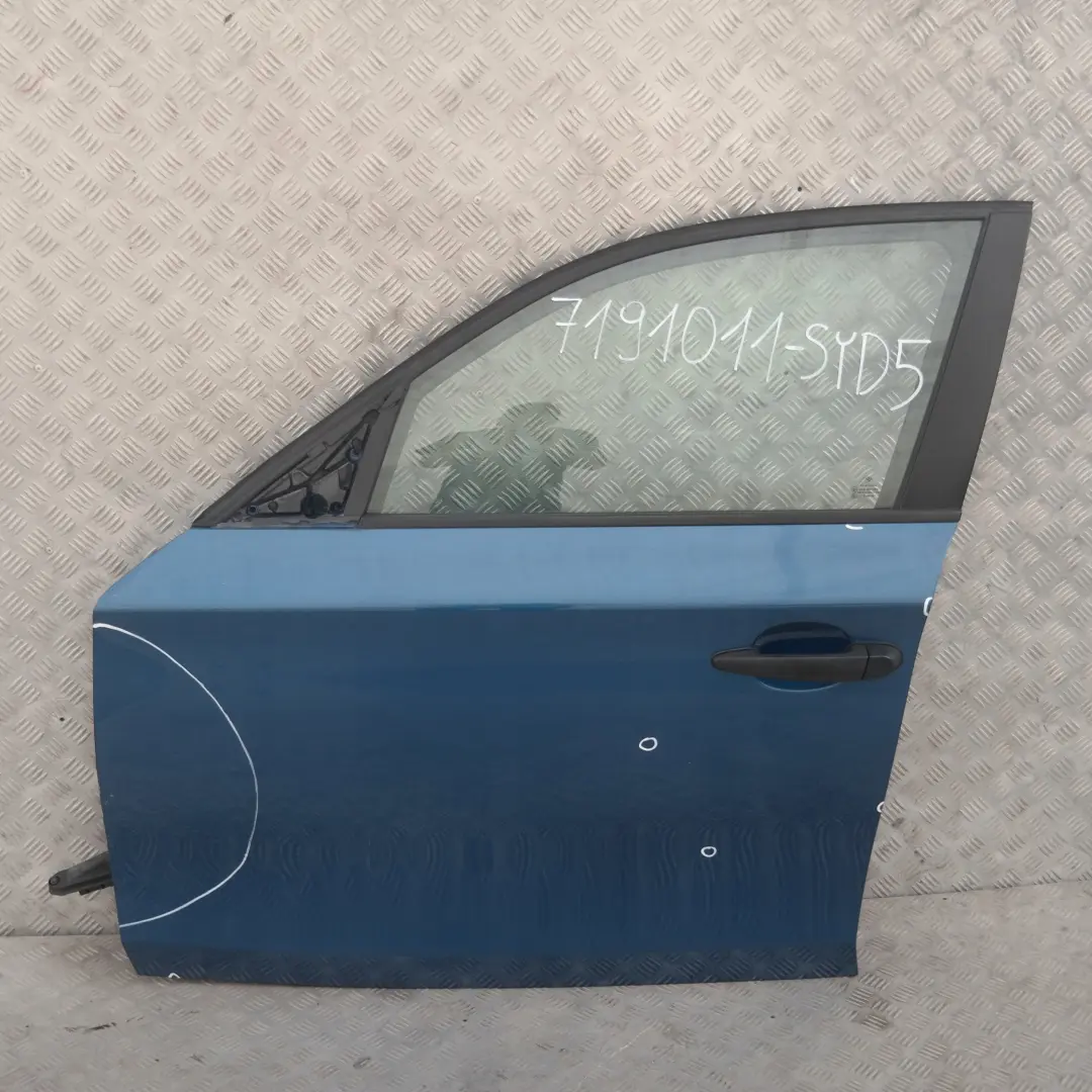 Cote Conducteur Porte Avant a Gauche Bleu de Sydney Bleu pour BMW E87 LCI à propos du numéro de pièce 7191011 BMW E87 LCI Cote Conducteur Porte Avant a Gauche Bleu de Sydney Bleu - SKU 7191011-SYD5 - Numéro de pièce 7191011