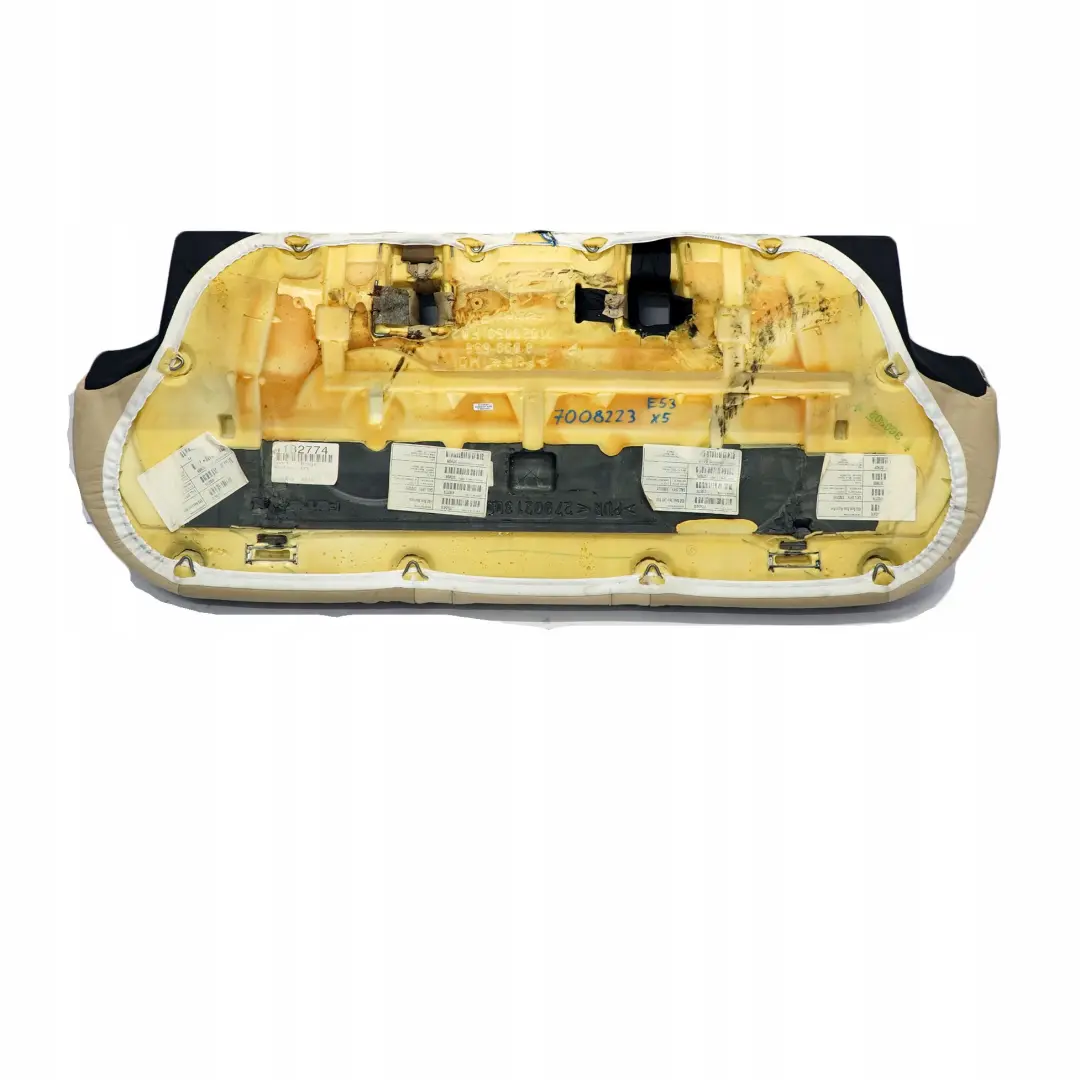 BMW X5 Reihe E53 Lederausstattung Rücksitz Sofa Couch Bank Hellbeige - SKU 7008223 - Teilenummer 7008223