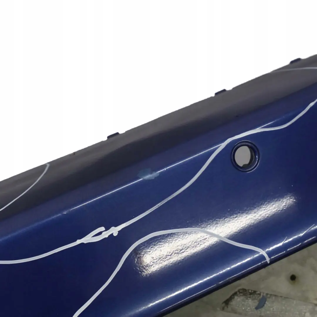 Bumper Trim Panel PDC Le Mans Blau Blue 381 to BMW E81 E87 LCI M Sport Rear with Part number 0034802 BMW E81 E87 LCI M Sport Rear Bumper Trim Panel PDC Le Mans Blau Blue 381 - SKU 0034802-LMB5 - Part number 0034802