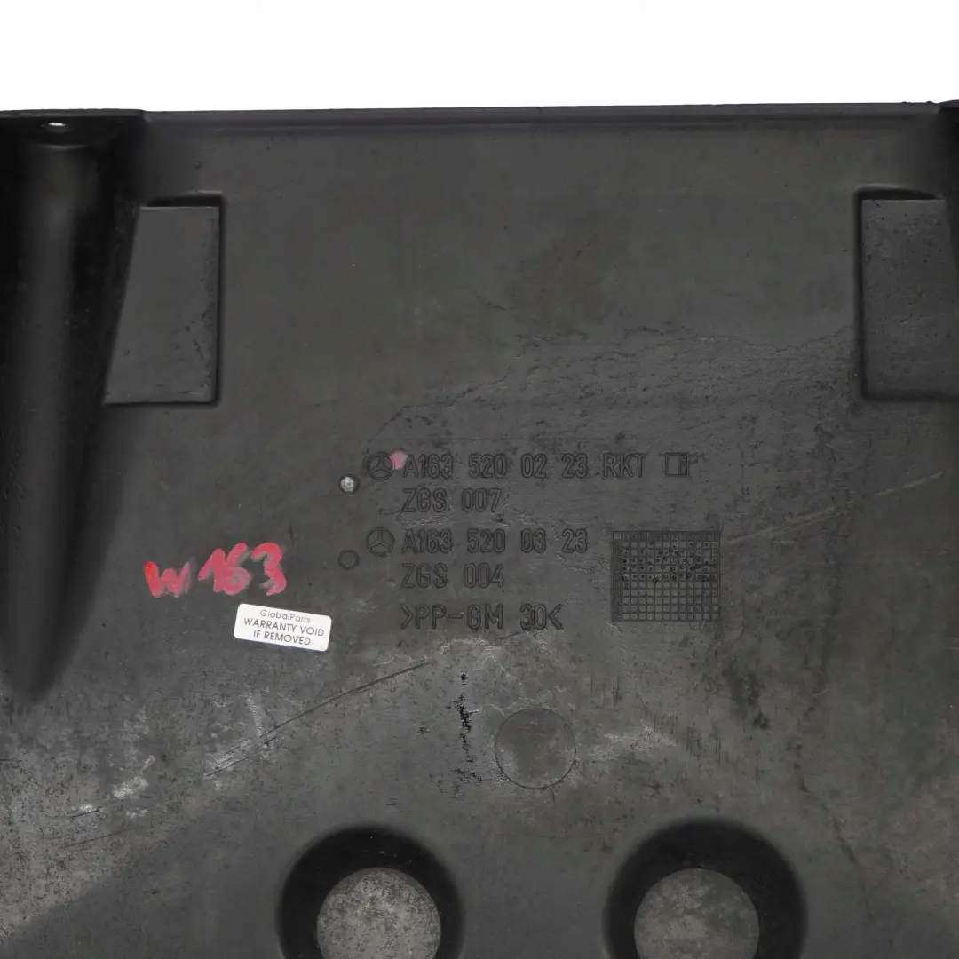 Osłona płyta pod silnik do MERCEDES ML W163 o numerze A1635200223 MERCEDES ML W163 Osłona płyta pod silnik - SKU A1635200223 - Numer Części A1635200223
