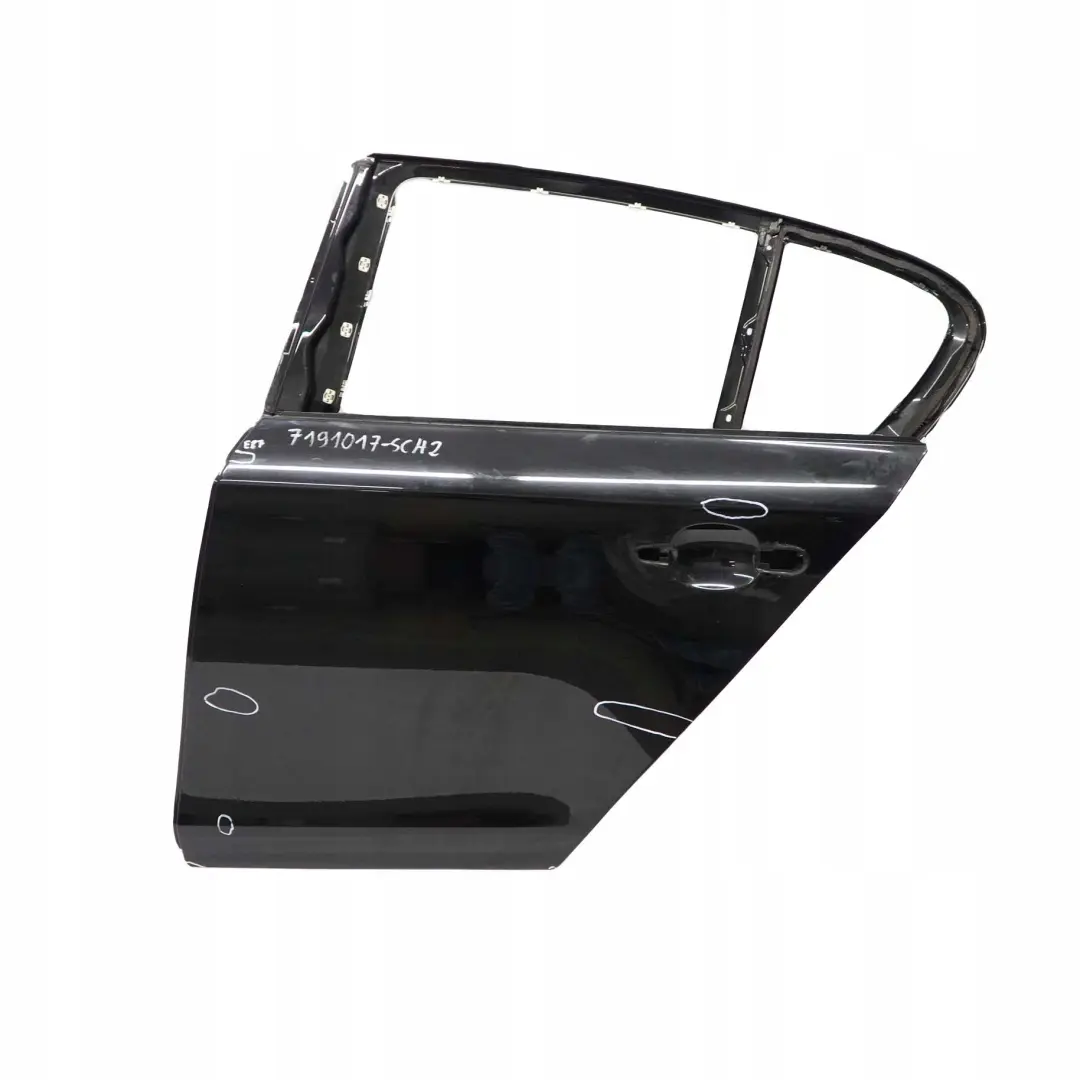 BMW 1 SERIES 1 E87 E87N Door Rear Left N/S Schwarz 2 Black II - 668 - SKU 7191017-SCH1 - Part number 7191017