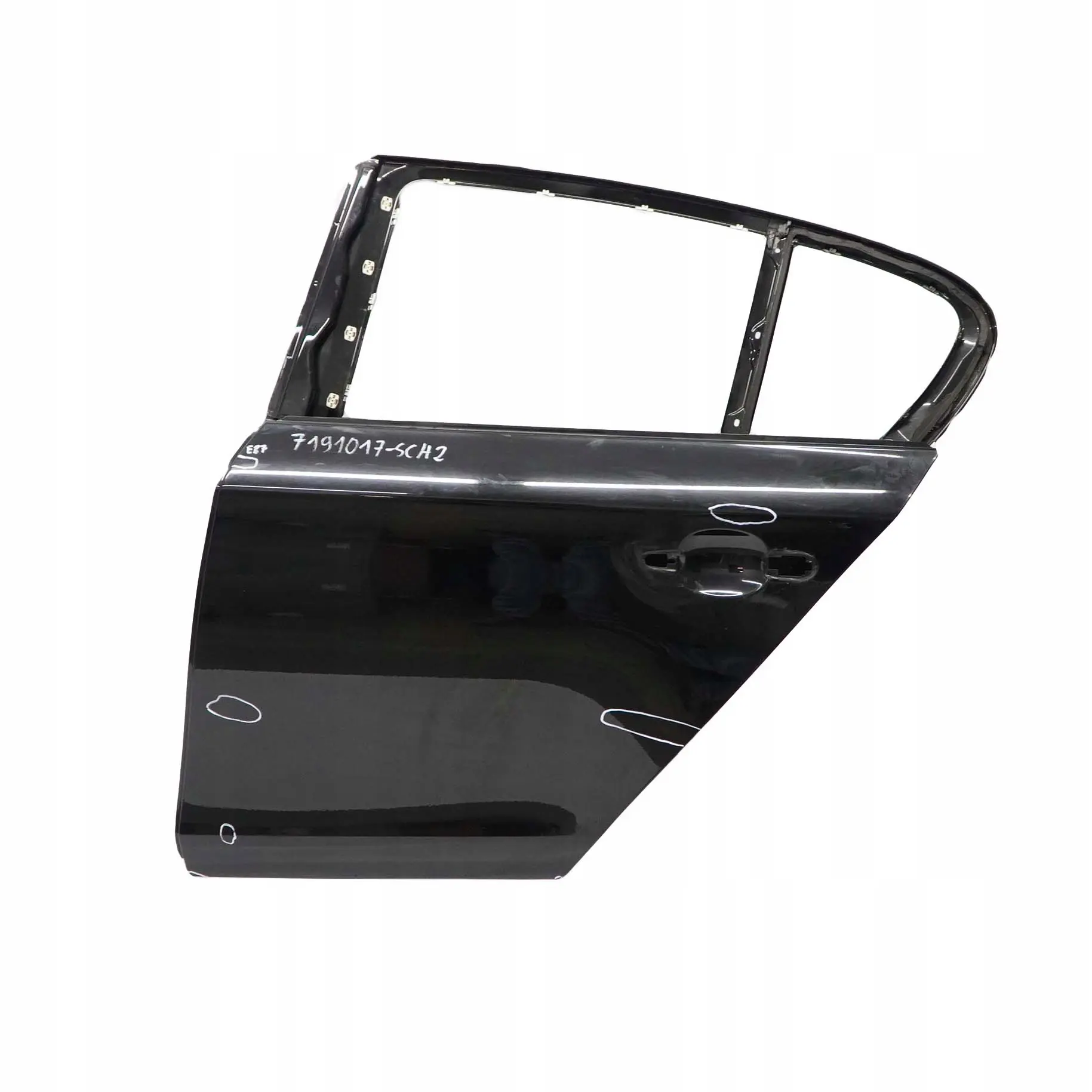 BMW E87 Porta posteriore sinistra Schwarz 2 Nero II - 668