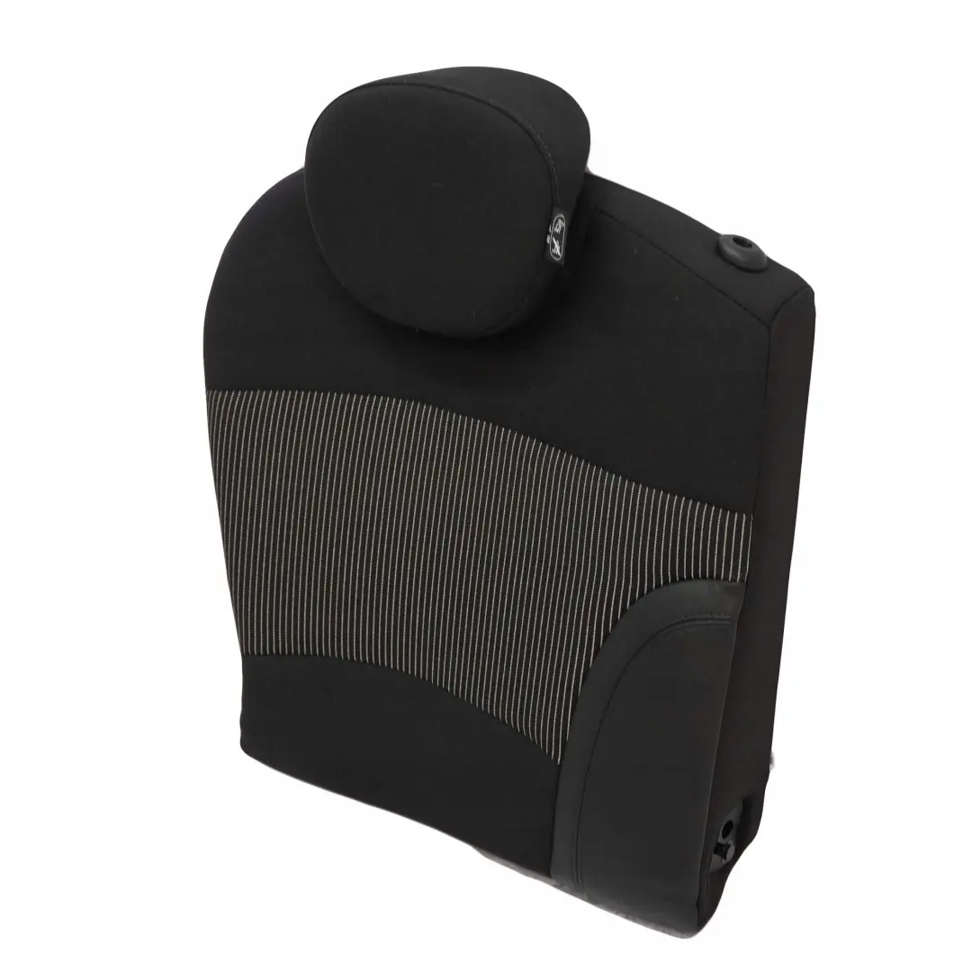 Right O/S Cloth Leather Seat Cushion Backrest Black to Mini Clubman R55 Rear with Part number 7233806 Mini Clubman R55 Rear Right O/S Cloth Leather Seat Cushion Backrest Black - SKU 7233806-1 - Part number 7233806