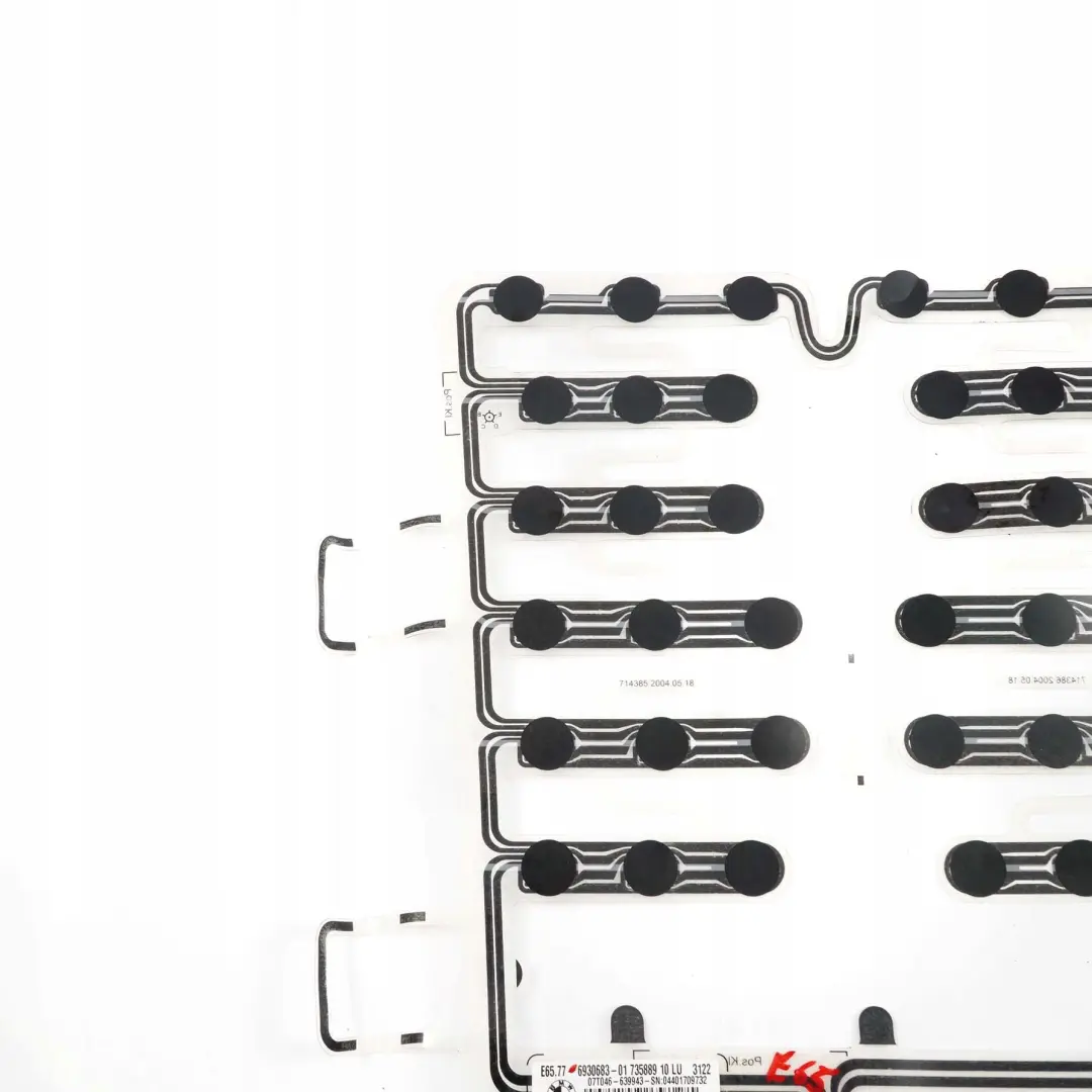 BMW E65 E66 E67 Front Seat Sensor Mat Occupancy - SKU 6930683 - Part number 6930683