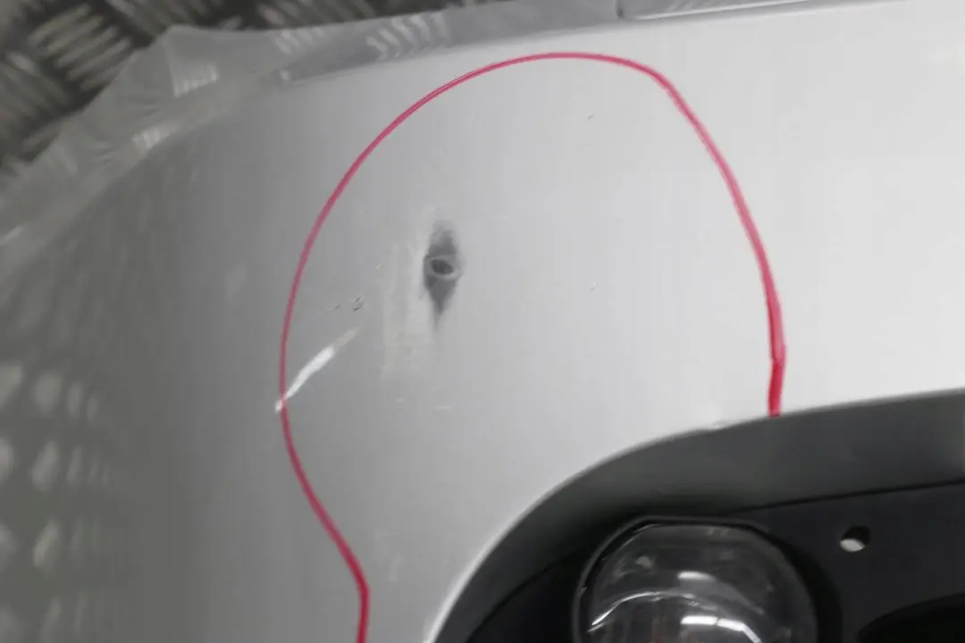 BMW 5 Series E60 E61 Front Bumper Trim Panel Titansilber Titan Silver - SKU 0149246-TS3 - Part number 0149246