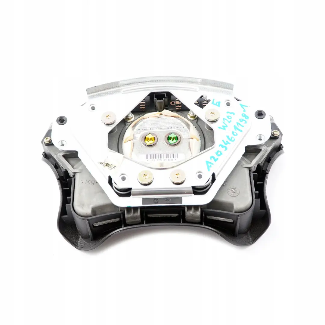 Mercedes-Benz C-Class W203 Steering Wheel Airbag Air Bag Black to with Part number A2034601198 Mercedes-Benz C-Class W203 Steering Wheel Airbag Air Bag Black - SKU A2034601198-1 - Part number A2034601198