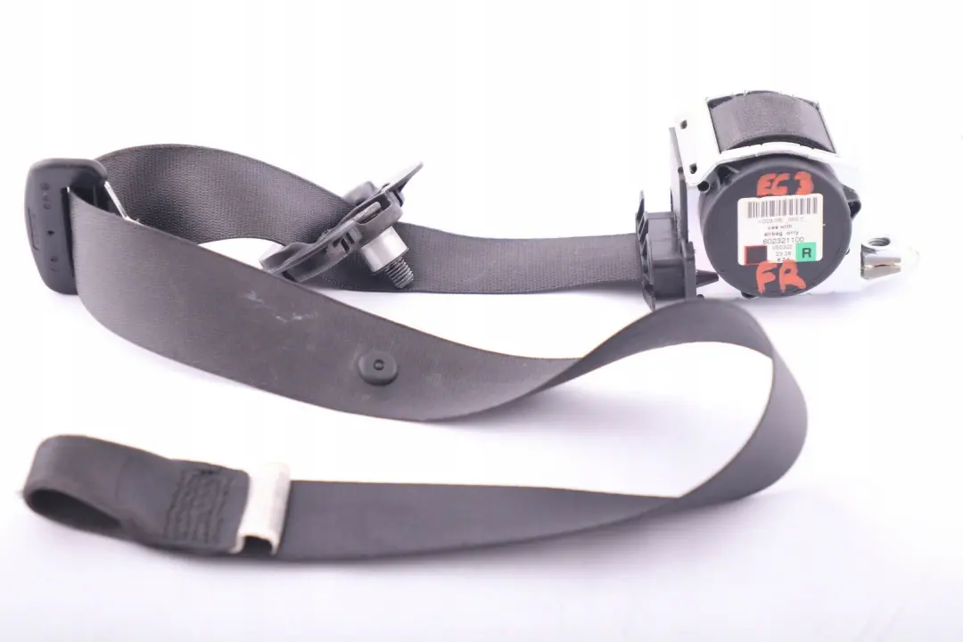 BMW 6 Series E63 Safety Seat Upper Belt Front Right O/S Basalt Grey - SKU 9138266 - Part number 9138266