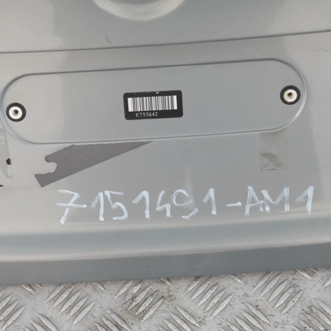 BMW 3 SERIES 1 E90 Saloon Trunk Lid Tailgate Boot Lid Arktis Metallic - A34 - SKU 7151491-AM1 - Part number 41627151491
