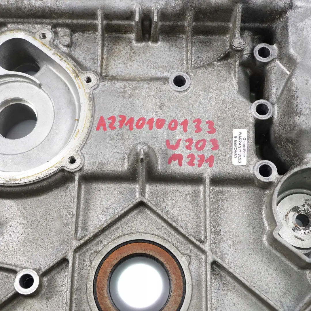 M271 Gasolina Caja de Cambios Timing Case Cover para Mercedes W203 W204 con número de pieza A2710100133 Mercedes W203 W204 M271 Gasolina Caja de Cambios Timing Case Cover - SKU A2710100133 - Número de pieza A2710100133