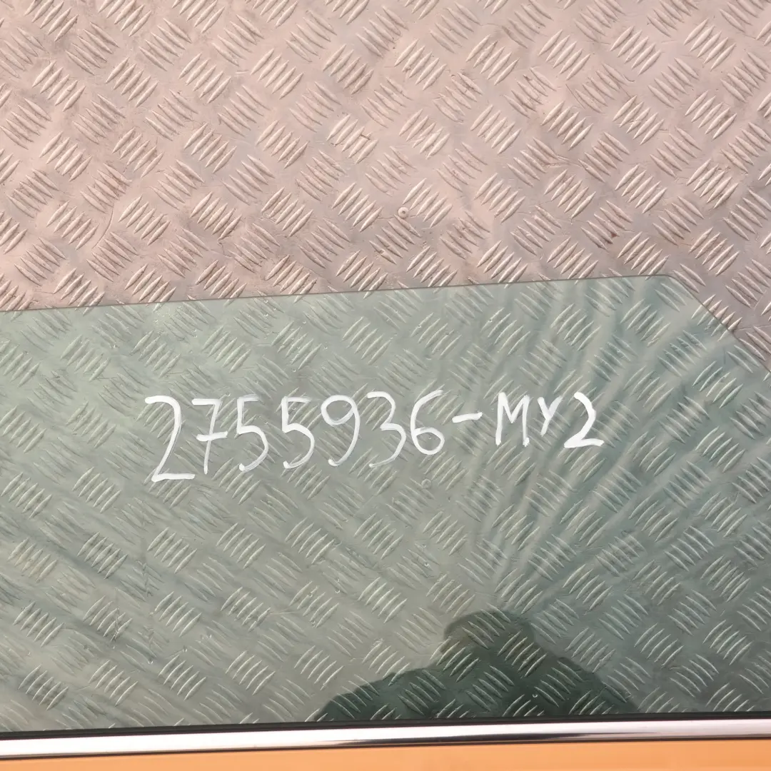 Door front right O/S Mellow Yellow - A58 to BMW MINI Cooper 2 R55 R56 R57 R58 R59 with Part number 2755936 BMW MINI Cooper 2 R55 R56 R57 R58 R59 Door front right O/S Mellow Yellow - A58 - SKU 2755936-MY2 - Part number 2755936