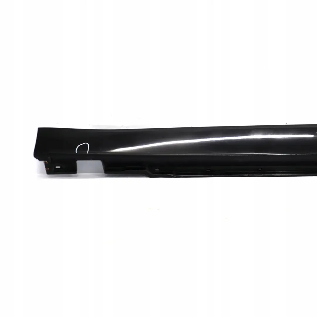 Door Sill Cover Skirt Right O/S Black Sapphire - 475 to BMW 7 Series E66 Long with Part number 0395480 BMW 7 Series E66 Long Door Sill Cover Skirt Right O/S Black Sapphire - 475 - SKU 0395480-BS - Part number 0395480