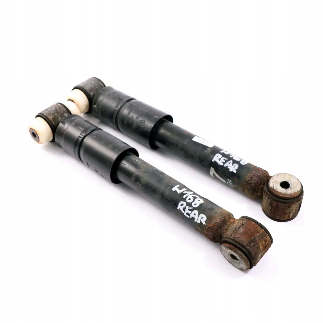 Benz A W168 Rear Left Right N/O/S Shock Absorber Spring Strut Set to Mercedes with Part number A1683261500 Mercedes Benz A W168 Rear Left Right N/O/S Shock Absorber Spring Strut Set - SKU A1683261500 - Part number A1683261500