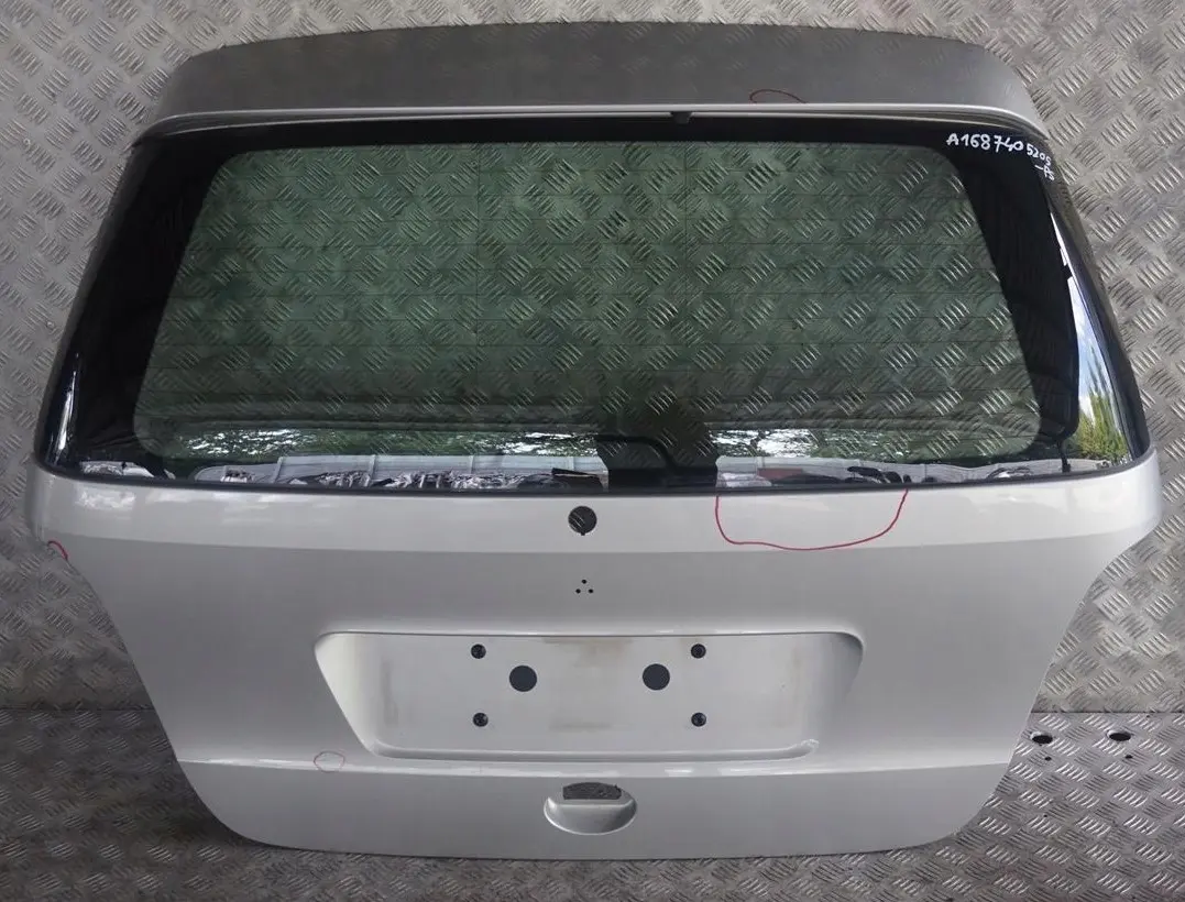 Boot Trunk Lid Tailgate Polar Silver Metallic - 761U to Mercedes A-Class W168 with Part number A1687405205 Mercedes A-Class W168 Boot Trunk Lid Tailgate Polar Silver Metallic - 761U - SKU A1687405205-PS - Part number A1687405205