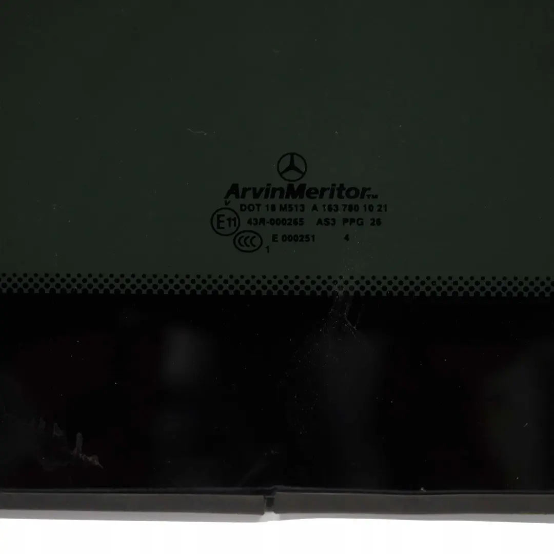 MERCEDES-BENZ M-CLASSE W163 Schiebehebedach Verre Fenetre AS3 pour à propos du numéro de pièce A1637801021 MERCEDES-BENZ M-CLASSE W163 Schiebehebedach Verre Fenetre AS3 - SKU A1637801021 - Numéro de pièce A1637801021