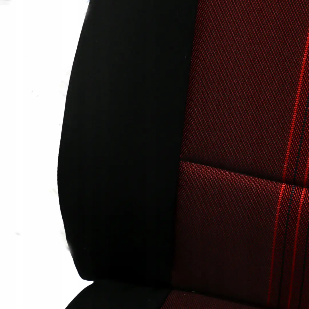 Front Left N/S Seat Cloth Fabric Anthracite Median Vermilion Rot Red to BMW X1 E84 with Part number 2992611 BMW X1 E84 Front Left N/S Seat Cloth Fabric Anthracite Median Vermilion Rot Red - SKU 2992611 - Part number 2992611