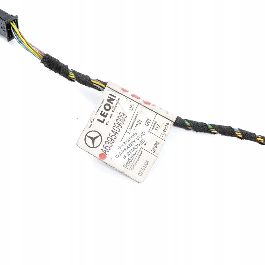  Mercedes-Benz Vito W639 Front Window Lifter Switch Cable Wiring A6395409009 - SKU A6395408909 - Part number A2095406905