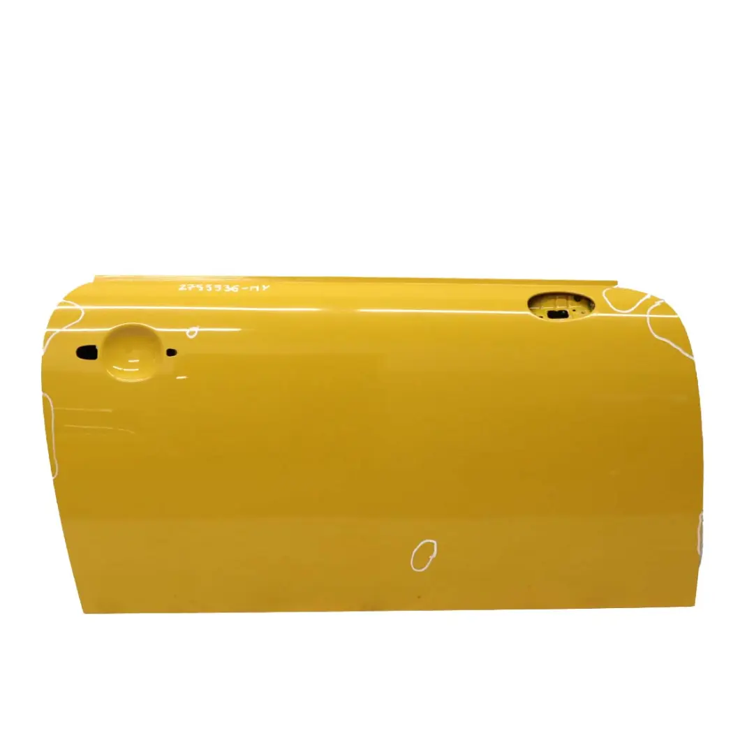 Door Front Right O/S Mellow Yellow - A58 to Mini Cooper R55 R56 R57 R58 with Part number 2755936 Mini Cooper R55 R56 R57 R58 Door Front Right O/S Mellow Yellow - A58 - SKU 2755936-MY - Part number 2755936