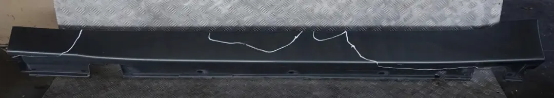 Door Sill Side Cover Skirt Left N/S Titangrau Titan Grey - A36 to BMW 5 E60 E61 with Part number 0150277 BMW 5 E60 E61 Door Sill Side Cover Skirt Left N/S Titangrau Titan Grey - A36 - SKU 0150277-TGR - Part number 0150277