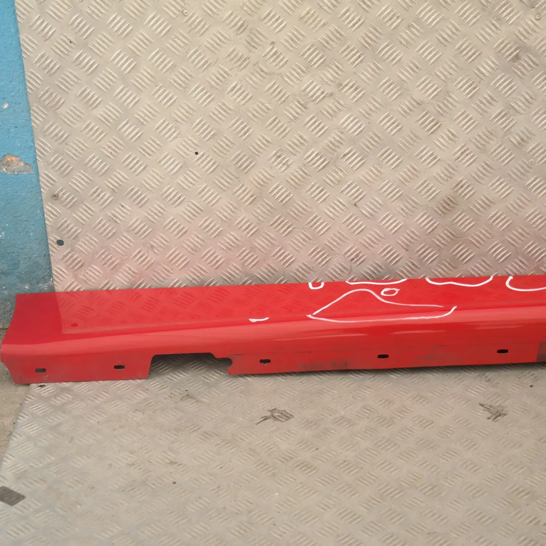 BMW 8 E87 Listello Portiera Apertura Gonna Destra Rosso Giappone Rosso 438 - SKU 0032948-JR8 - Numero di parte 32948