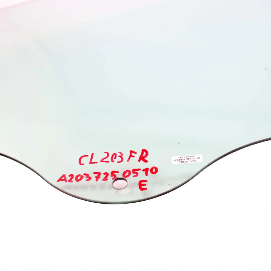 Szyba drzwi lewa lewy przód AS2 do Mercedes CLC CL203 o numerze A2037250510 Mercedes CLC CL203 Szyba drzwi lewa lewy przód AS2 - SKU A2037250510 - Numer Części A2037250510