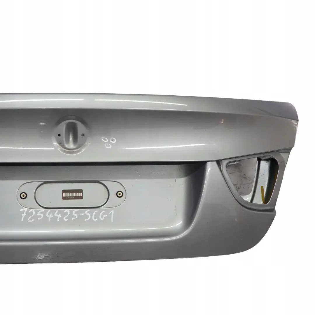 Trunk Boot Lid Tailgate Bootlid Spacegrau Grey - A52 to BMW 3 E90 LCI 1 Rear with Part number 7254425 BMW 3 E90 LCI 1 Rear Trunk Boot Lid Tailgate Bootlid Spacegrau Grey - A52 - SKU 7254425-SCG1 - Part number 7254425