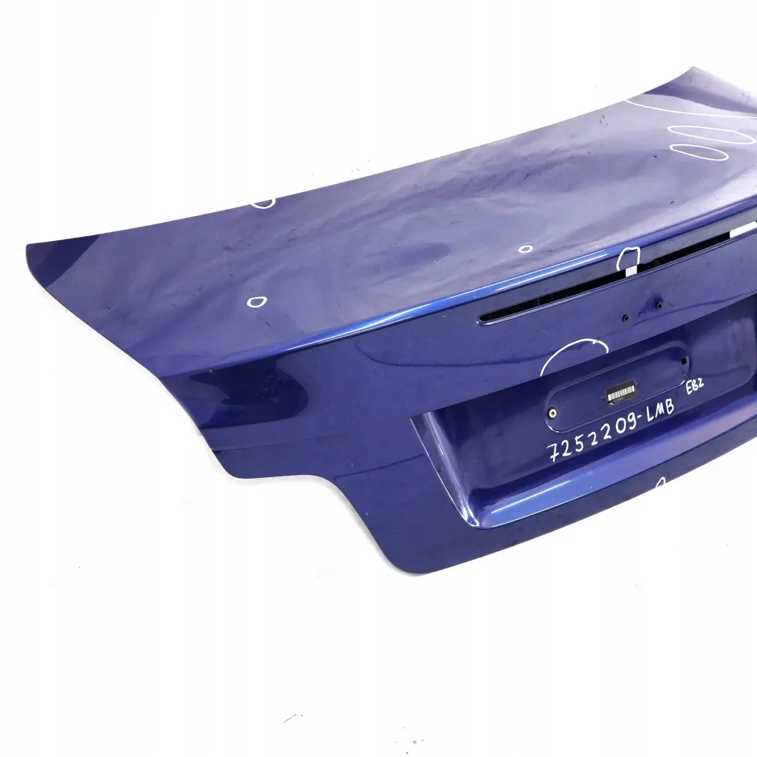 Coupé Tailgate Bootlid Boot Lid Le Mans Blau Blue Metallic 381 to BMW 1 SERIES E82 with Part number 7252209 BMW 1 SERIES E82 Coupé Tailgate Bootlid Boot Lid Le Mans Blau Blue Metallic 381 - SKU 7252209-LMB - Part number 7252209