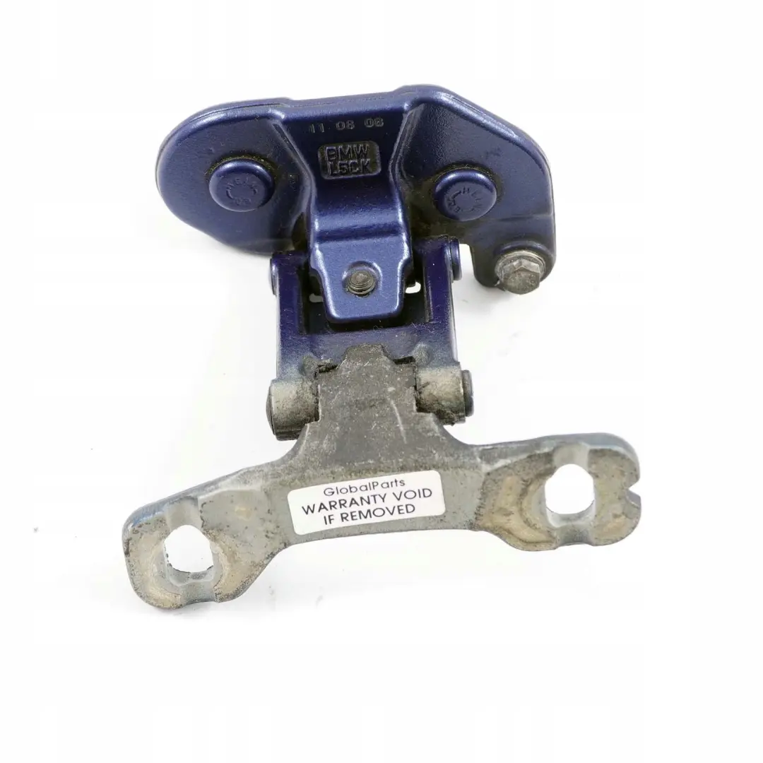 Bisagra Izquierda Tapa Maletero Portón Trasero Le Mans Blau Azul para BMW E81 E87 con número de pieza 7067219 BMW E81 E87 Bisagra Izquierda Tapa Maletero Portón Trasero Le Mans Blau Azul - SKU 7067219-LMB - Número de pieza 7067219