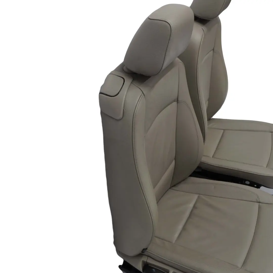 Beige Leather Interior Seats Seat with Airbag and Door Cards to BMW 1 Series with Part number E88 BMW 1 Series Beige Leather Interior Seats Seat with Airbag and Door Cards - SKU E88 Beige Leather Seats - Part number E88