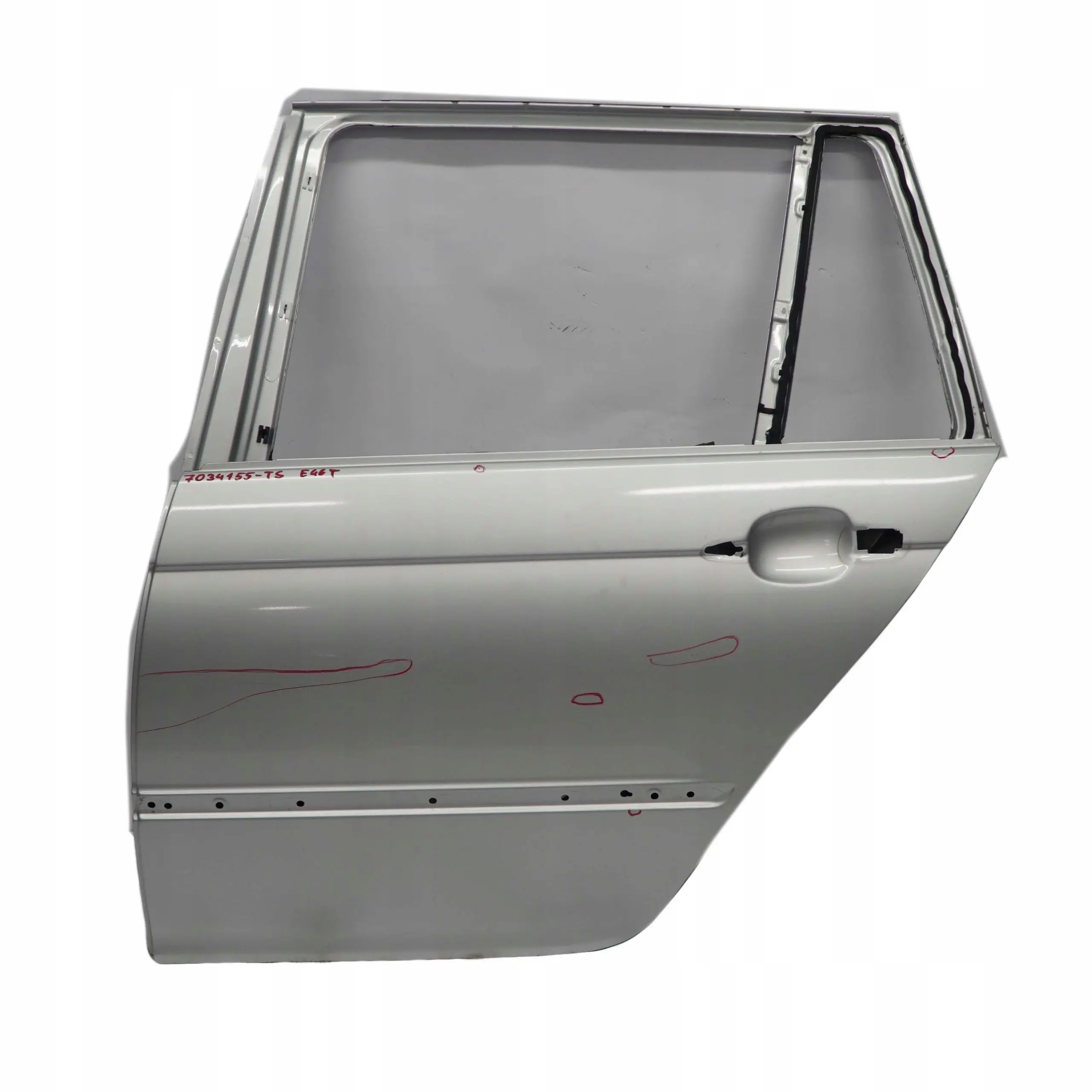 BMW 3 E46 Touring Porte Arriere Gauche Argent Titane Metallise - 354