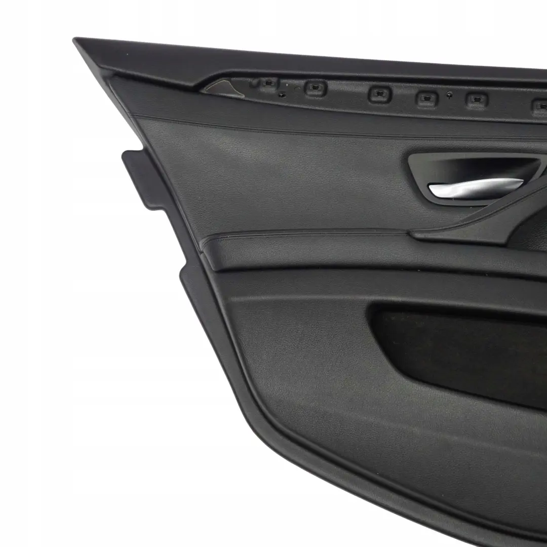 BMW 5 F10 F11 Rear Left N/S Door Card Lining Trim Panel Black Leather - SKU 7273279 - Part number 7273279