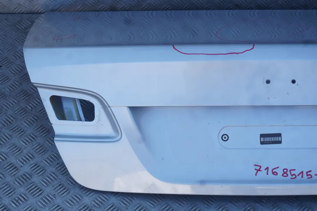 Coupé Tailgate Boot Lid Rear Lid Titansilber Titan Silver to BMW 3 Series 3 E92 with Part number 7168515 BMW 3 Series 3 E92 Coupé Tailgate Boot Lid Rear Lid Titansilber Titan Silver - SKU 7168515-TS3 - Part number 7168515