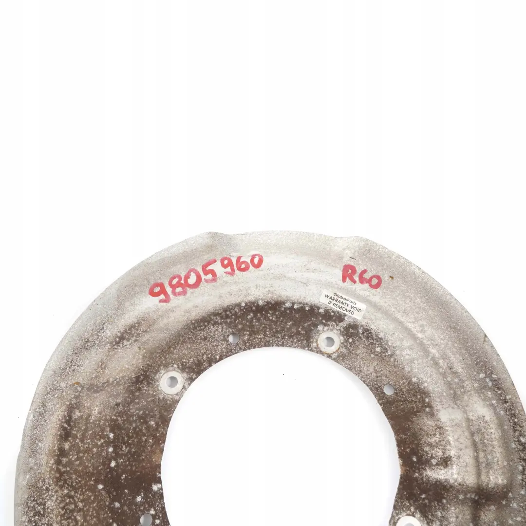 Arriere Gauche Droite Bremssattelscheibe Frein Garde-Boue pour Mini R60 R61 à propos du numéro de pièce 9805960 Mini R60 R61 Arriere Gauche Droite Bremssattelscheibe Frein Garde-Boue - SKU 9805960 - Numéro de pièce 9805960