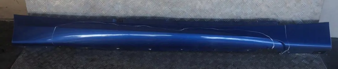 BMW 1 Series E87 M Sport Sill Strip Side Skirt Right O/S Montegoblau Blue A51 - SKU 0033556-MTB - Part number 0033556