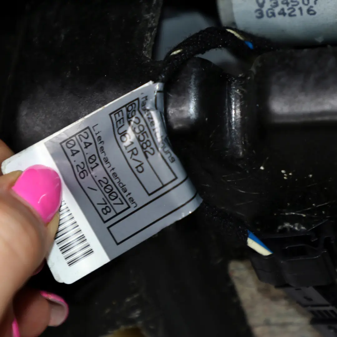 BMW E65 E66 Asiento Trasero Derecho Funda Respaldo Climatizada Cuero Nasca Negro - SKU 7146174 - Número de pieza 7146174