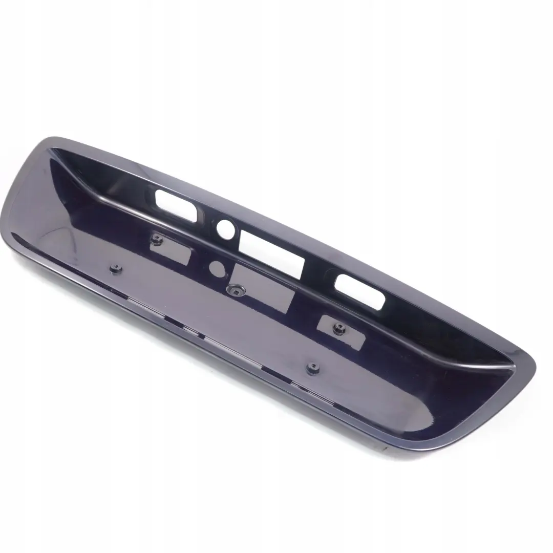 Mercedes-Benz C W203 Rear Trunk Lid Tailgate Plate Holder Tanzanite Blue - 359 - SKU A2037500881-TB - Part number A2037500881