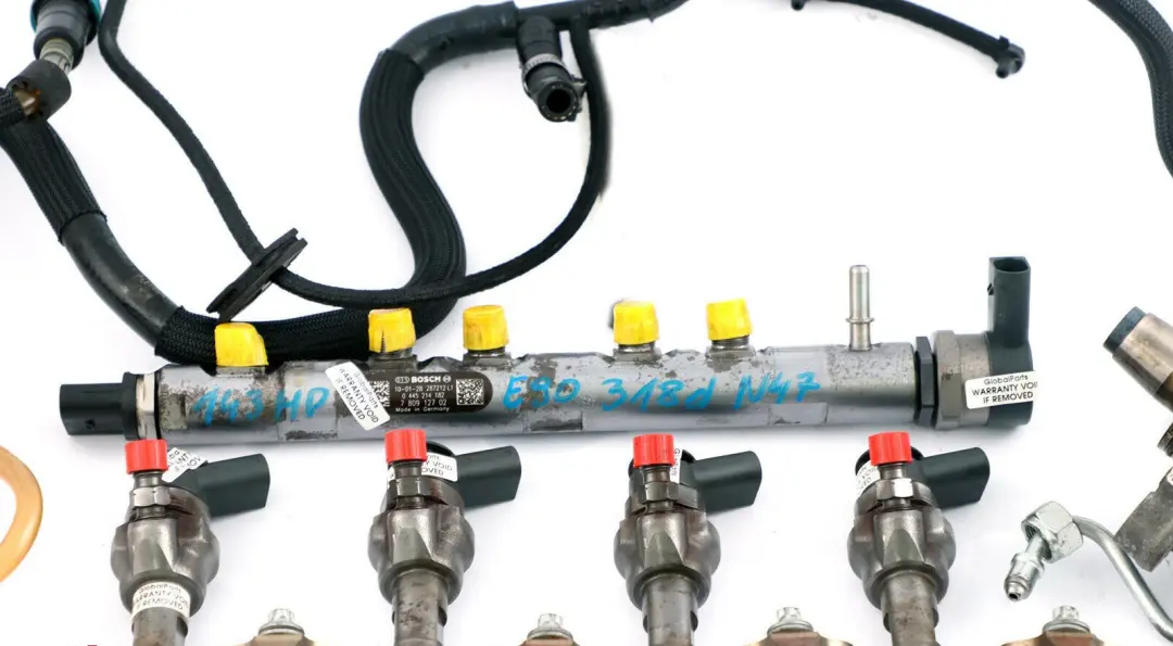 BMW 1 3 Series E81 E87 LCI E90 Set Fuel Injection System Diesel N47 118d 318d - SKU 7809127 - Part number 13537809127