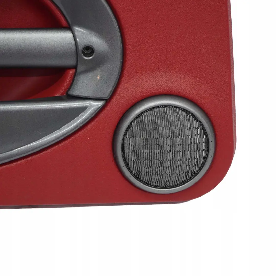 Mini R50 1 Revetement de Porte Gauche Tartan Red Rouge Cuir Anthracit - SKU 7113435-1 - Numéro de pièce 7113435