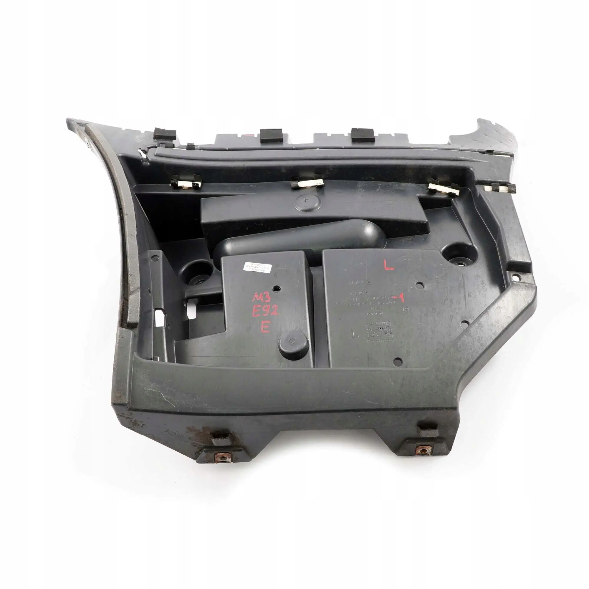 BMW E92 E92N E93 LCI M3 Guia parachoques trasero izquierdo Soporte De montaje