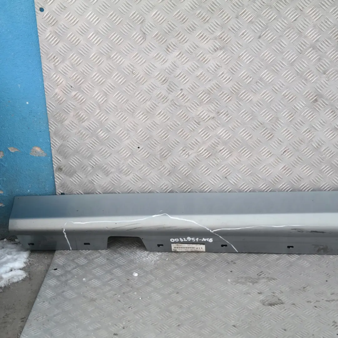 BMW 3 SERIES 6 E90 E91 Sill strip side skirt left N/S Arktis Metallic - A34 - SKU 0032951-AM6 - Part number 32951