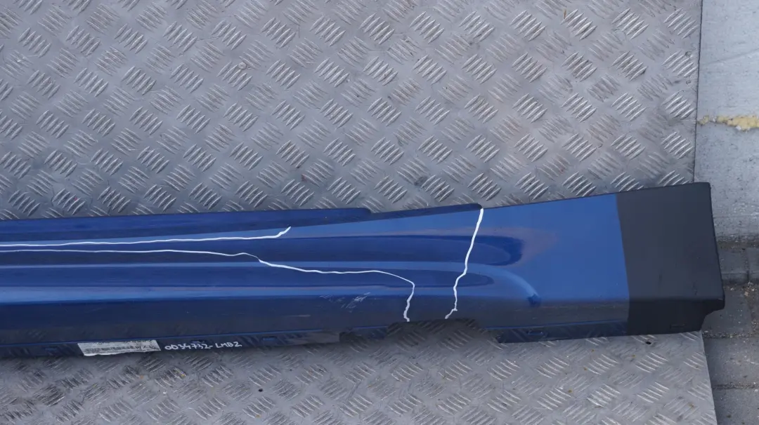 Sill Strip Skirt Right O/S Le Mans Blau Blue to BMW 1 Series 2 E81 E82 E88 M Sport with Part number 0034732 BMW 1 Series 2 E81 E82 E88 M Sport Sill Strip Skirt Right O/S Le Mans Blau Blue - SKU 0034732-LMB2 - Part number 0034732