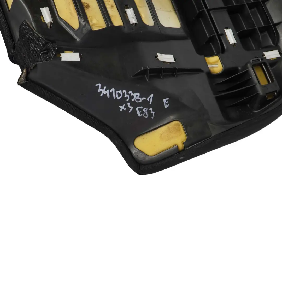 Reference Siege Tissu Anthracite 5220 pour BMW X3 Serie E83 à propos du numéro de pièce 3410338 BMW X3 Serie E83 Reference Siege Tissu Anthracite 5220 - SKU 3410338-1 - Numéro de pièce 3410338