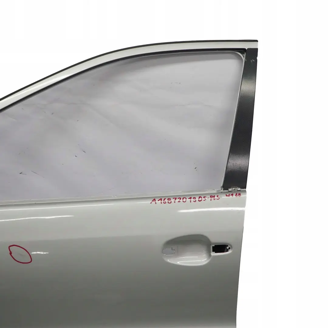 Mercedes-Benz A-Class W168 Door Front Left N/S Polar Silver Metallic - 761 to with Part number A1687201905 Mercedes-Benz A-Class W168 Door Front Left N/S Polar Silver Metallic - 761 - SKU A1687201905-PLS - Part number A1687201905